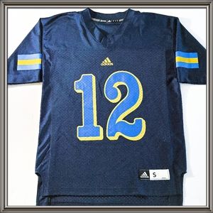 Adidas Mens Football Jersey Shirt Size S Blue